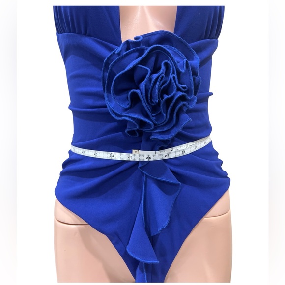 Zara Blue One Piece Swimming Suit - Picture 4 of 9